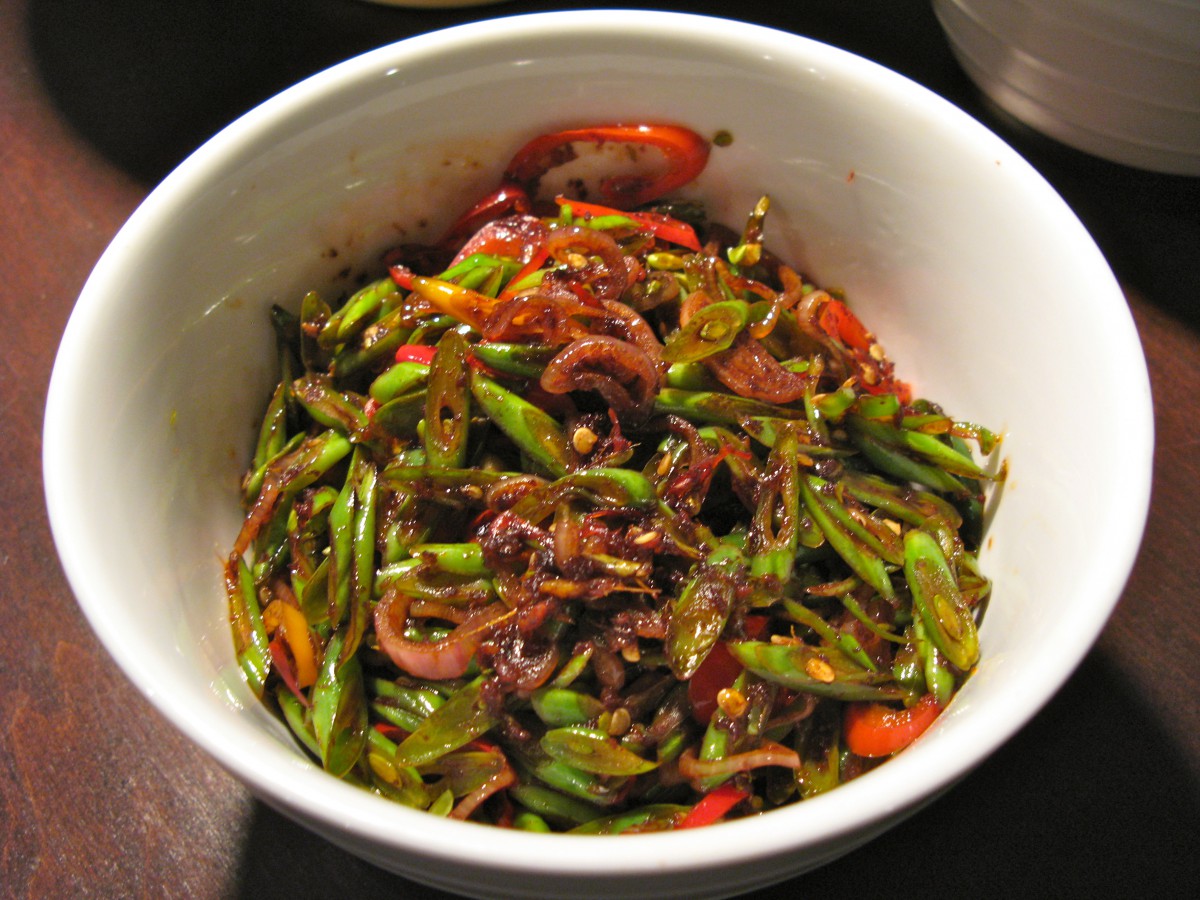 Indonesisches Bohnengemüse – Sambal Goreng Buncis