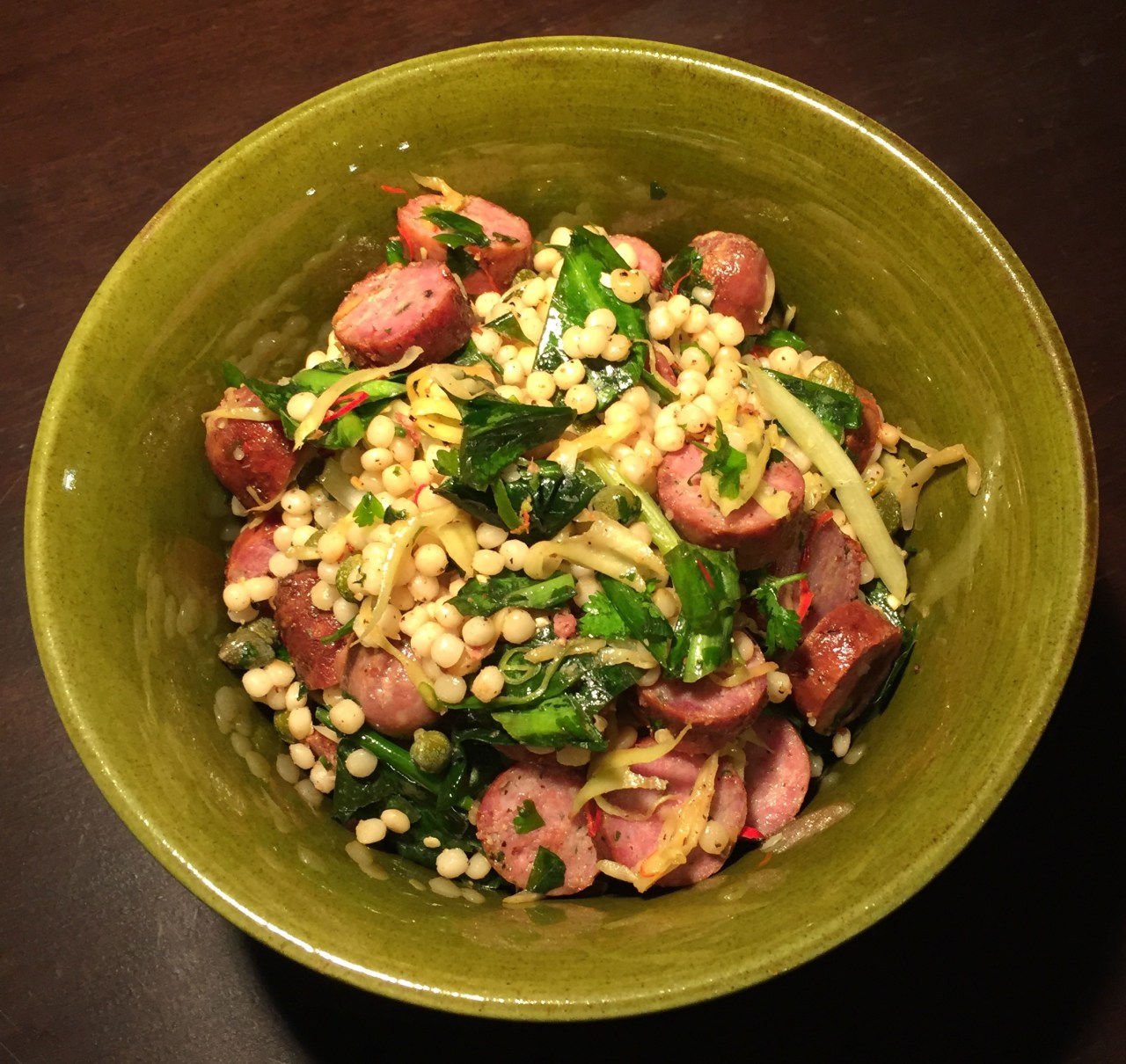 Bratwurstsalat | fast schon ‚ottolenghisch‘