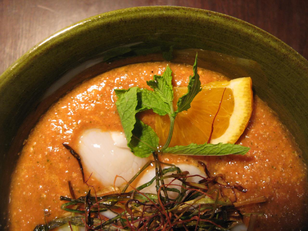 Gazpacho | Ceviche von&nbsp;Jakobsmuscheln