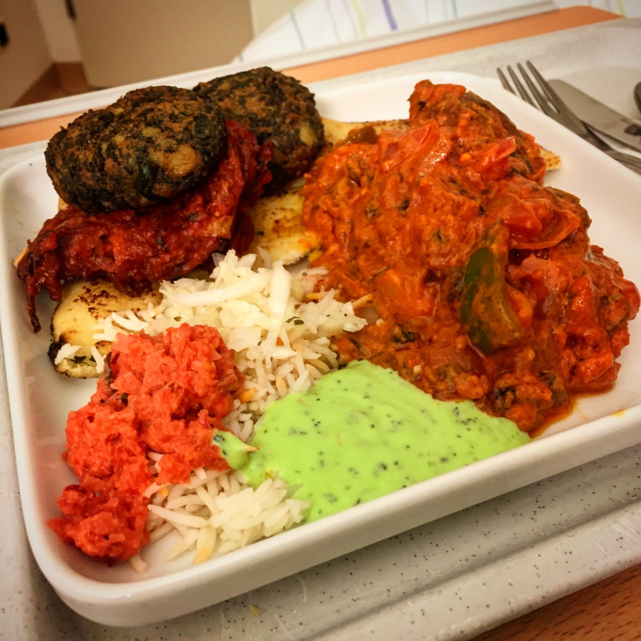 Fischfilet, Mutton Kofta, Garlic Naan&nbsp;#Klinikblog