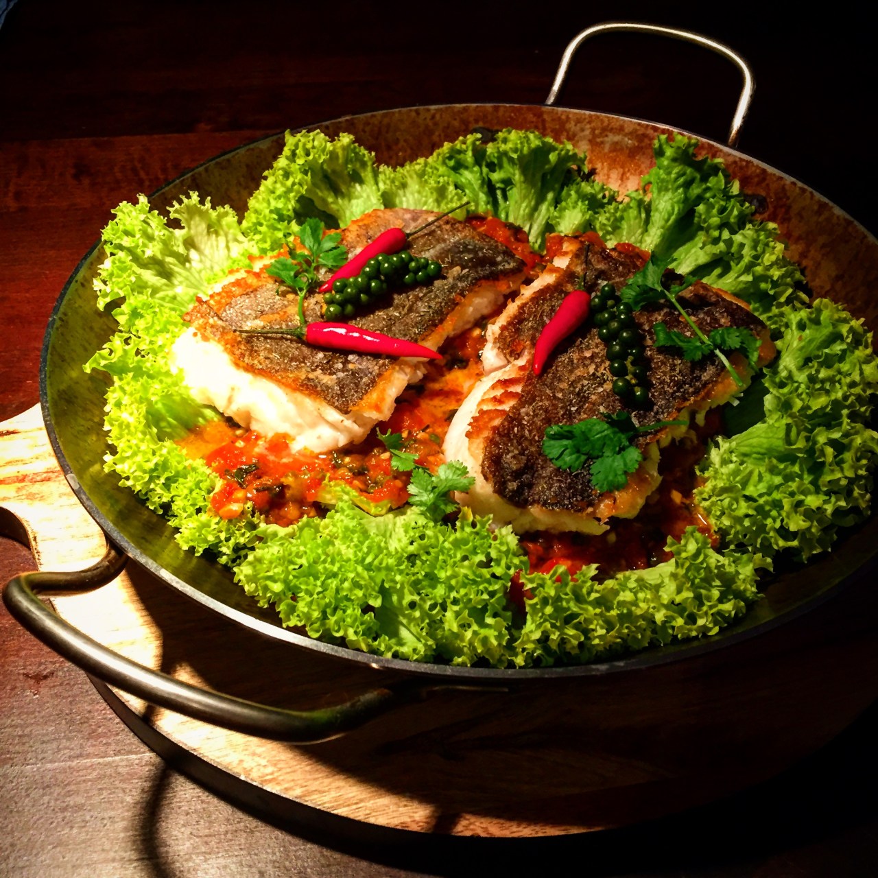 Skrei | Tomaten | Grüner&nbsp;Pfeffer