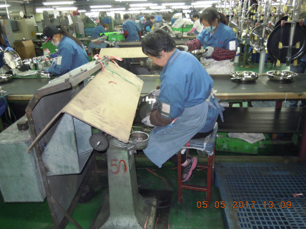 nach Schweissen Griff nachpolier(aussen)